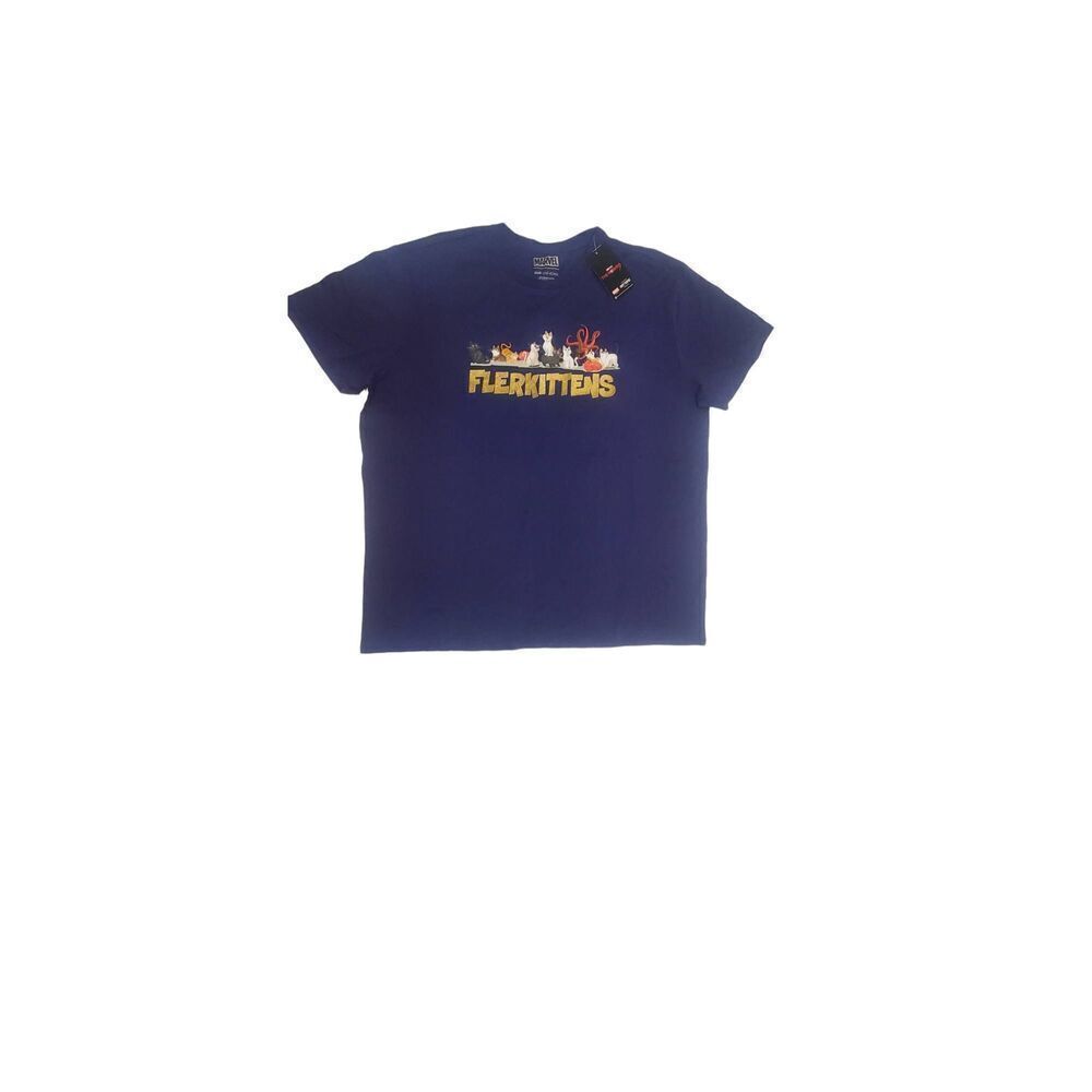 Marvel The Marvels Our Universe Flerkittens Women's Purple Graphic T-Shirt - Box